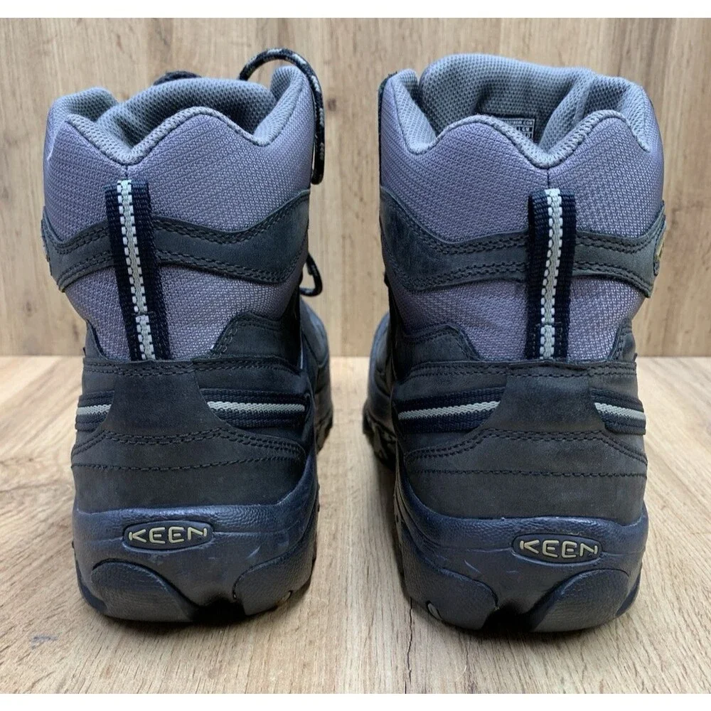 KEEN Delta Mid Waterproof Insulated Hiking Boots Men’s 10 Black 200g 12003